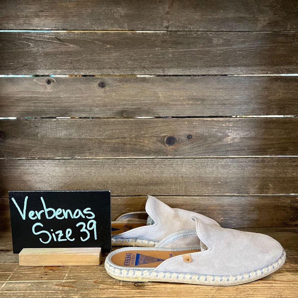 Womens Verbenas Celia Spain Slip On‎ Casual Suede Espadrille Flats Shoes Size 39